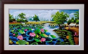 Đầm sen hồng 4- QS.đ-095a